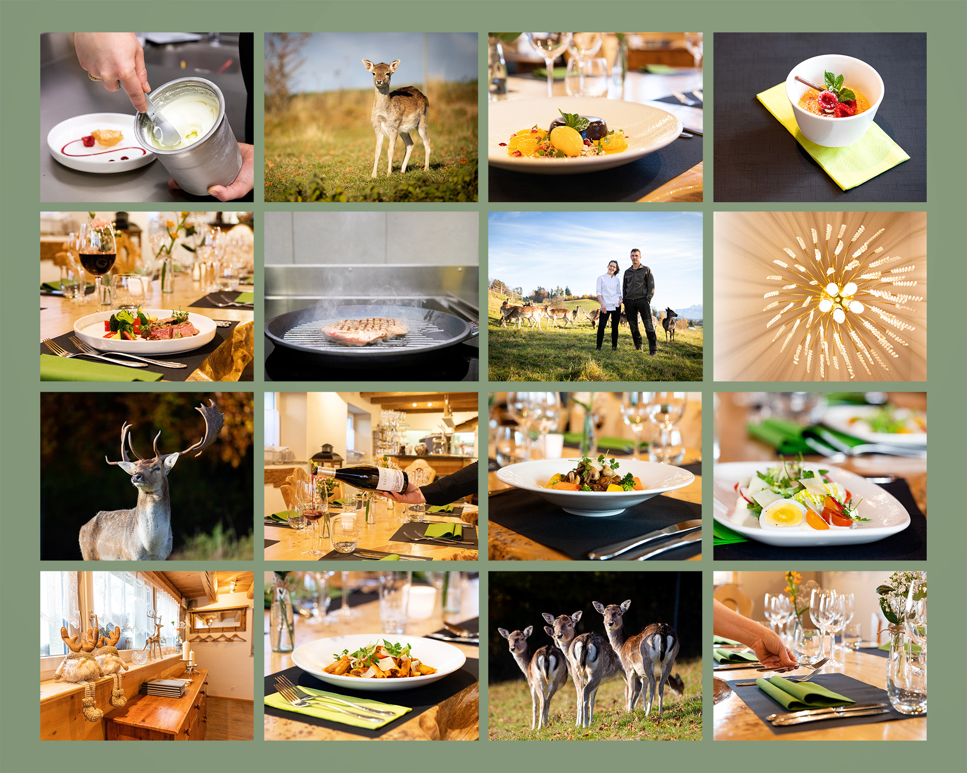 Fotos für das Restaurant Hirschfarm - Fotografiert von GoClick - Referenz